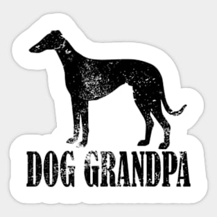 Whippet Dog Grandpa Sticker